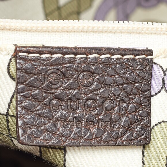 Gucci Dark Brown Gg Nylon And Leather #169720G64B - Picture 9 of 9